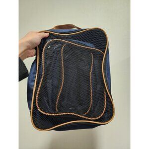 3 pack packing cube navy blue zipper closure